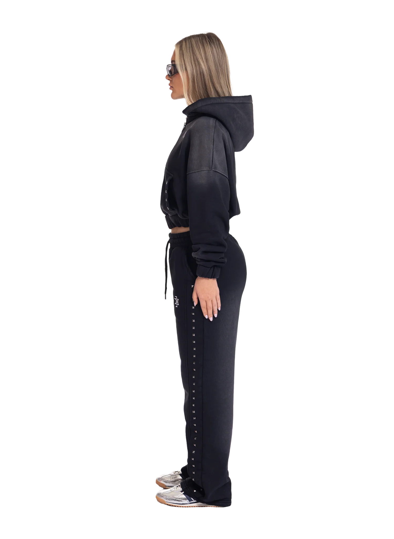 BOARDER ZIP-HOODIE STEEL WASHED WOMEN - Image 3