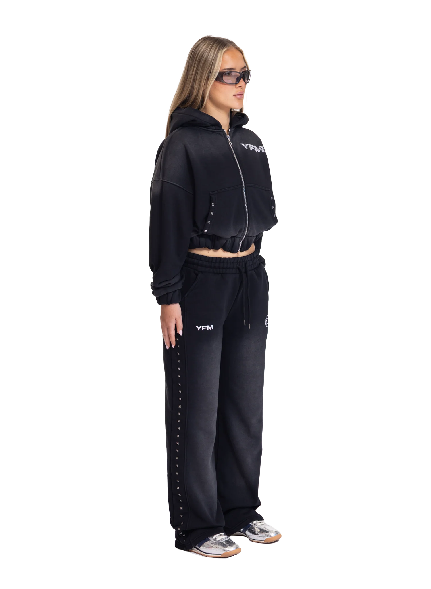 BOARDER ZIP-HOODIE STEEL WASHED WOMEN - Image 6