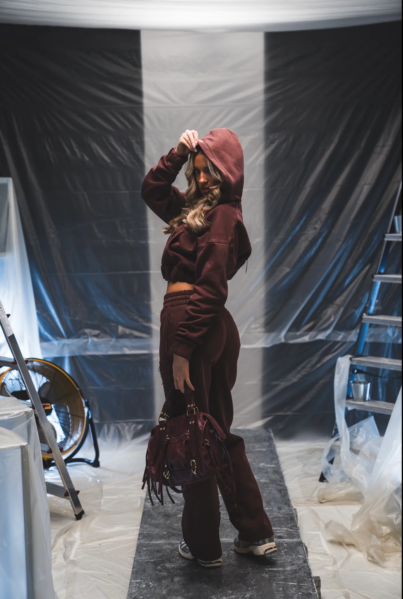C/A PANTS WASHED PLUM WOMEN - Image 9