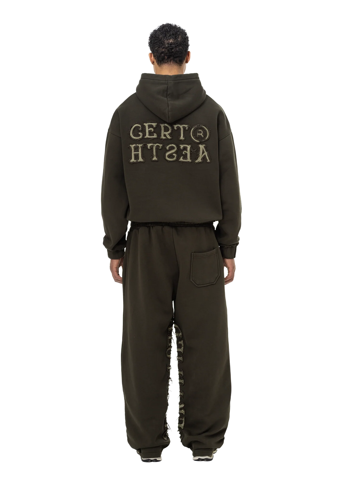 C/A HOODIE DARK GREEN - Image 4