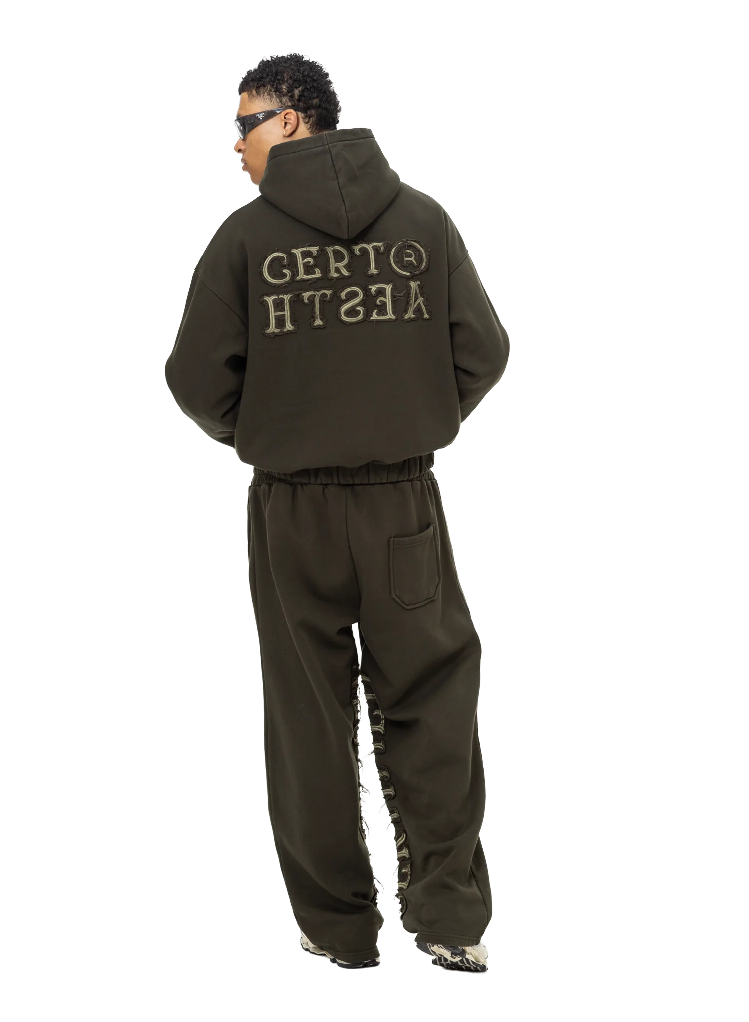 C/A HOODIE DARK GREEN - Image 5