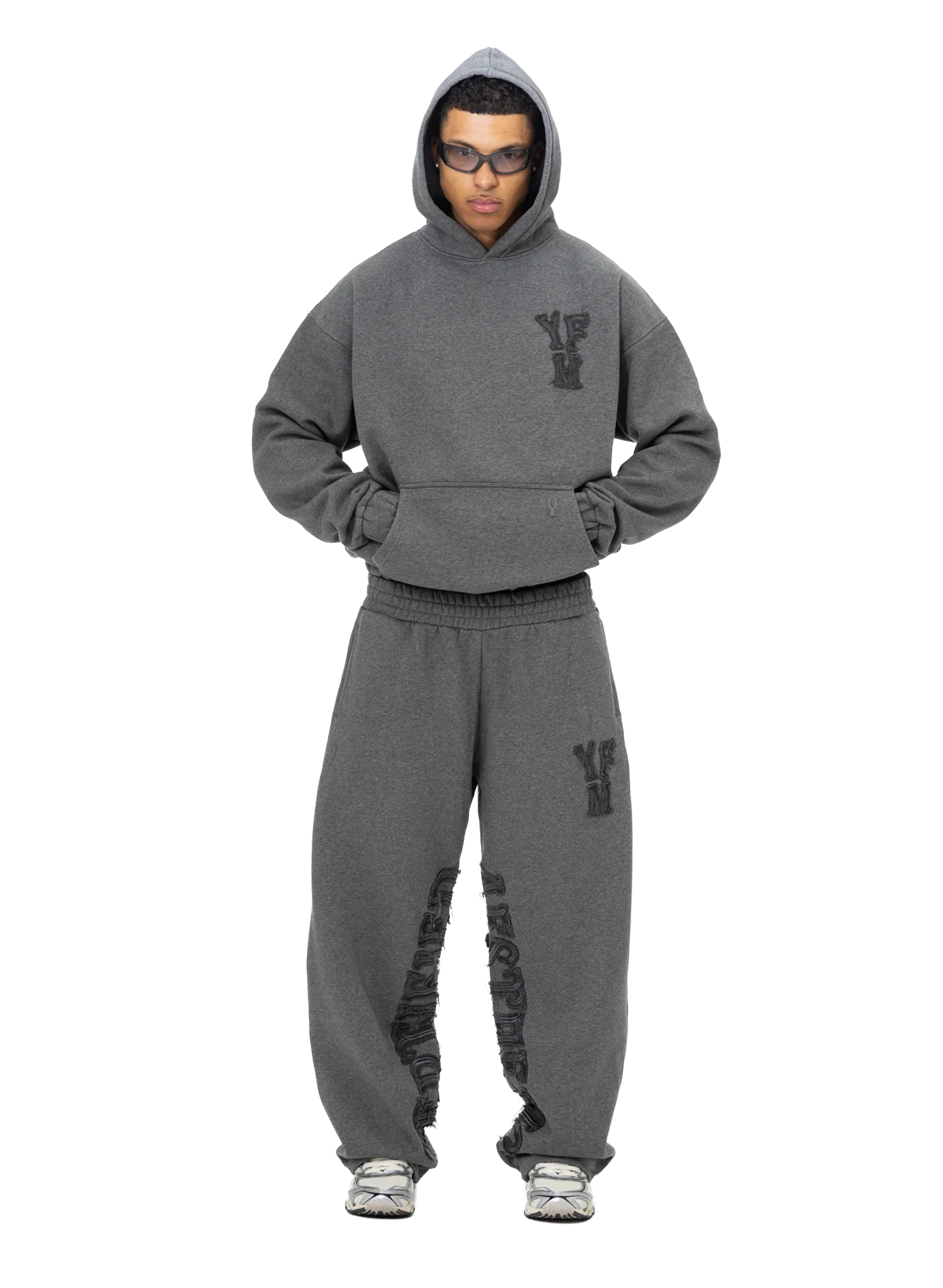 C/A TRACKSUIT DARK MELANGE - Image 5
