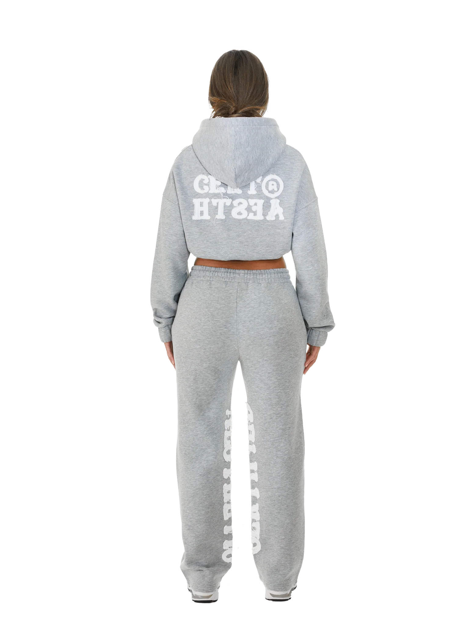 C/A ZIP-HOODIE GREY MELANGE WOMEN - Image 4