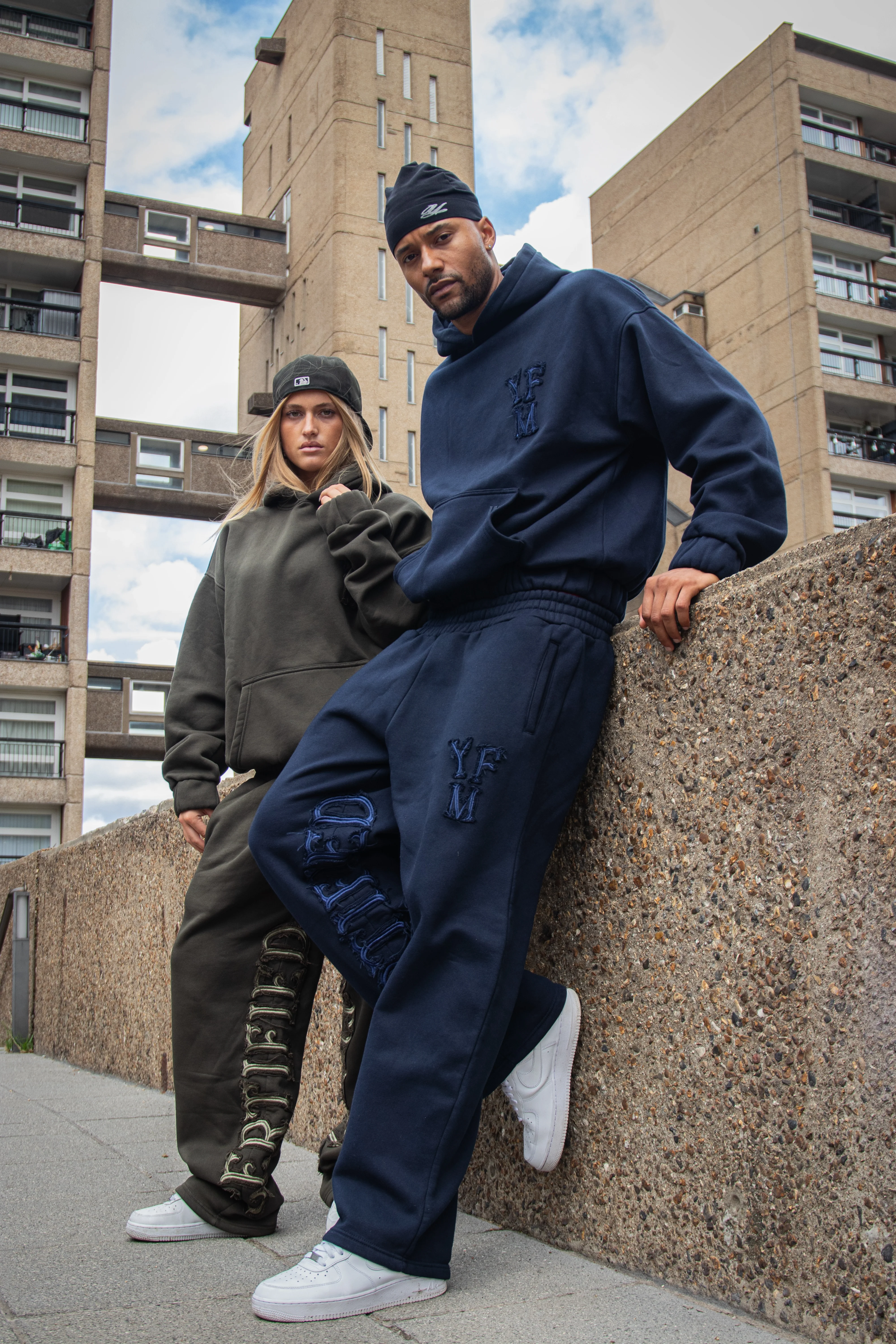 C/A HOODIE NAVY BLUE - Image 9
