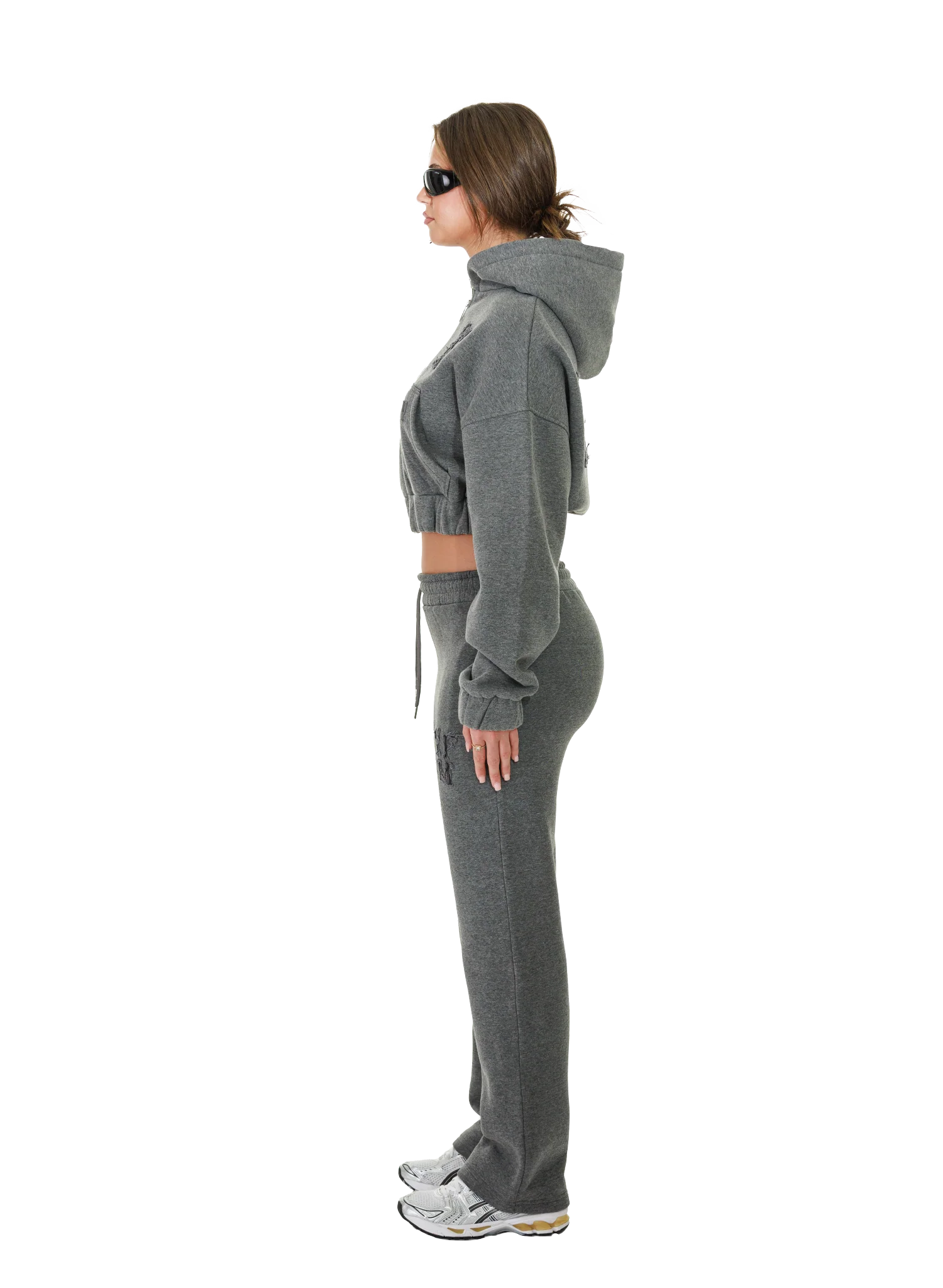 C/A PANTS DARK MELANGE WOMEN - Image 3