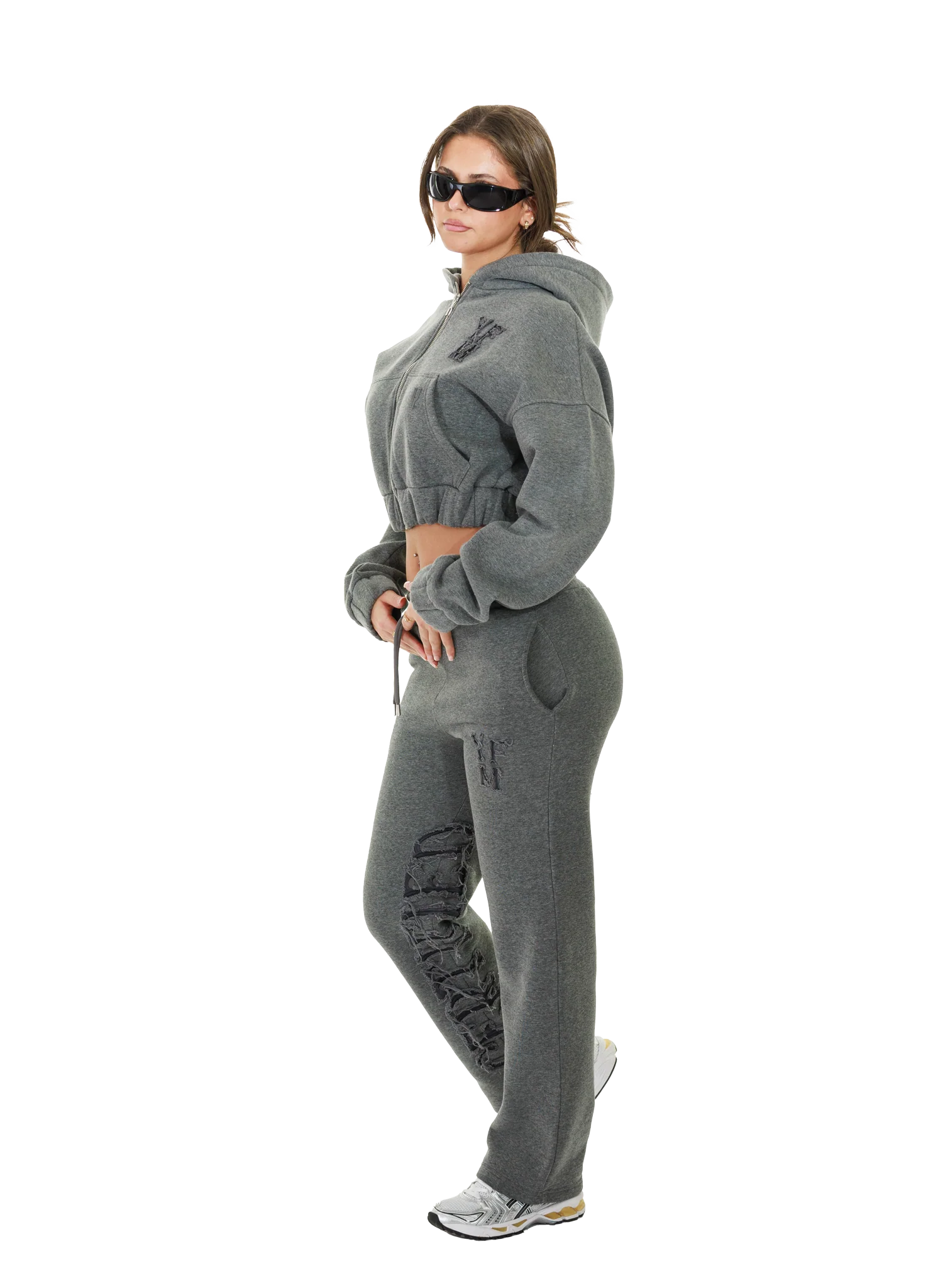 C/A PANTS DARK MELANGE WOMEN - Image 5