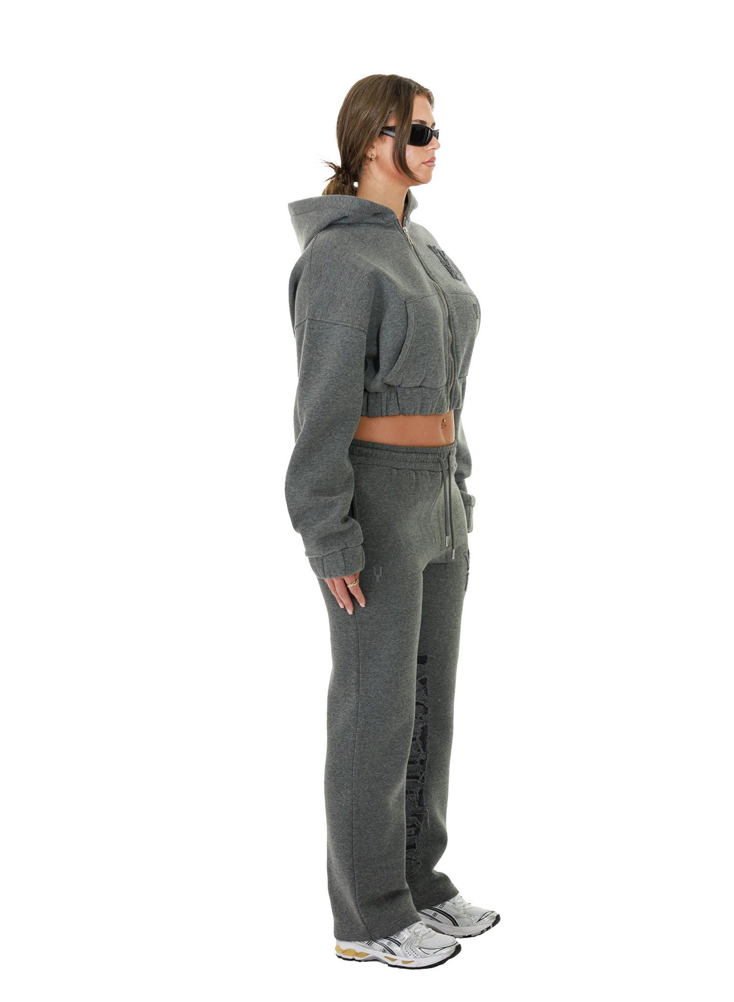 C/A PANTS DARK MELANGE WOMEN - Image 6