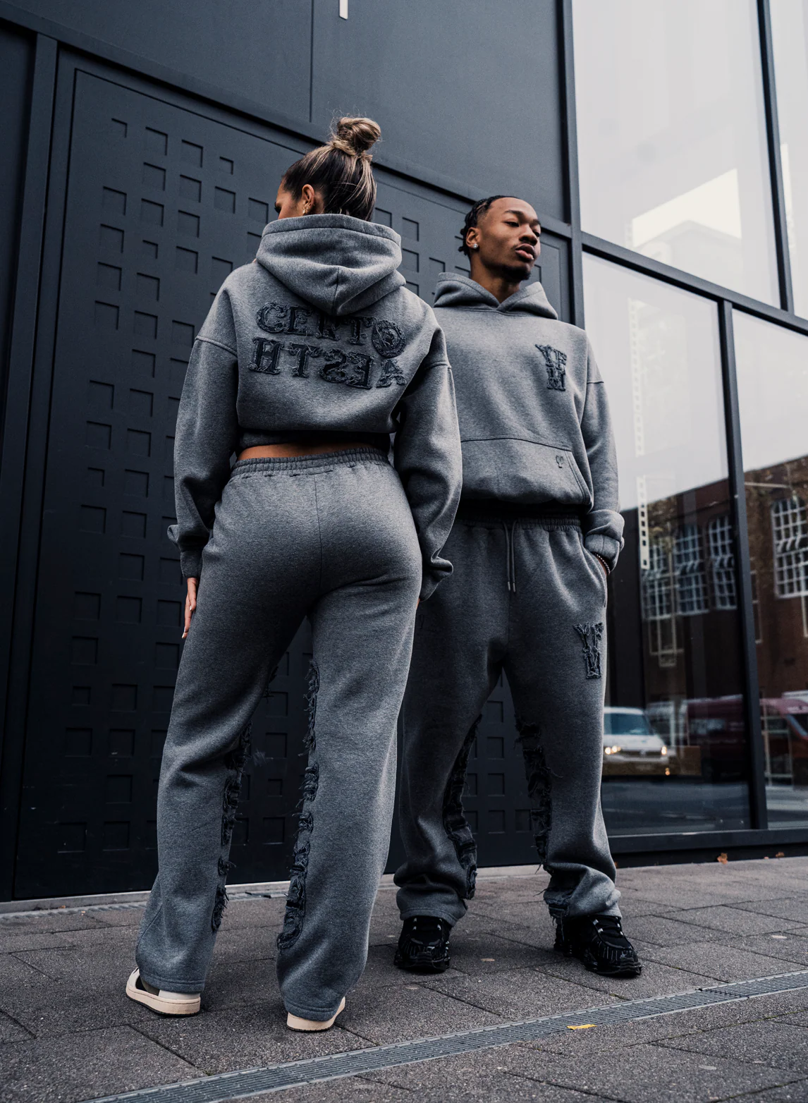 C/A PANTS DARK MELANGE WOMEN - Image 8