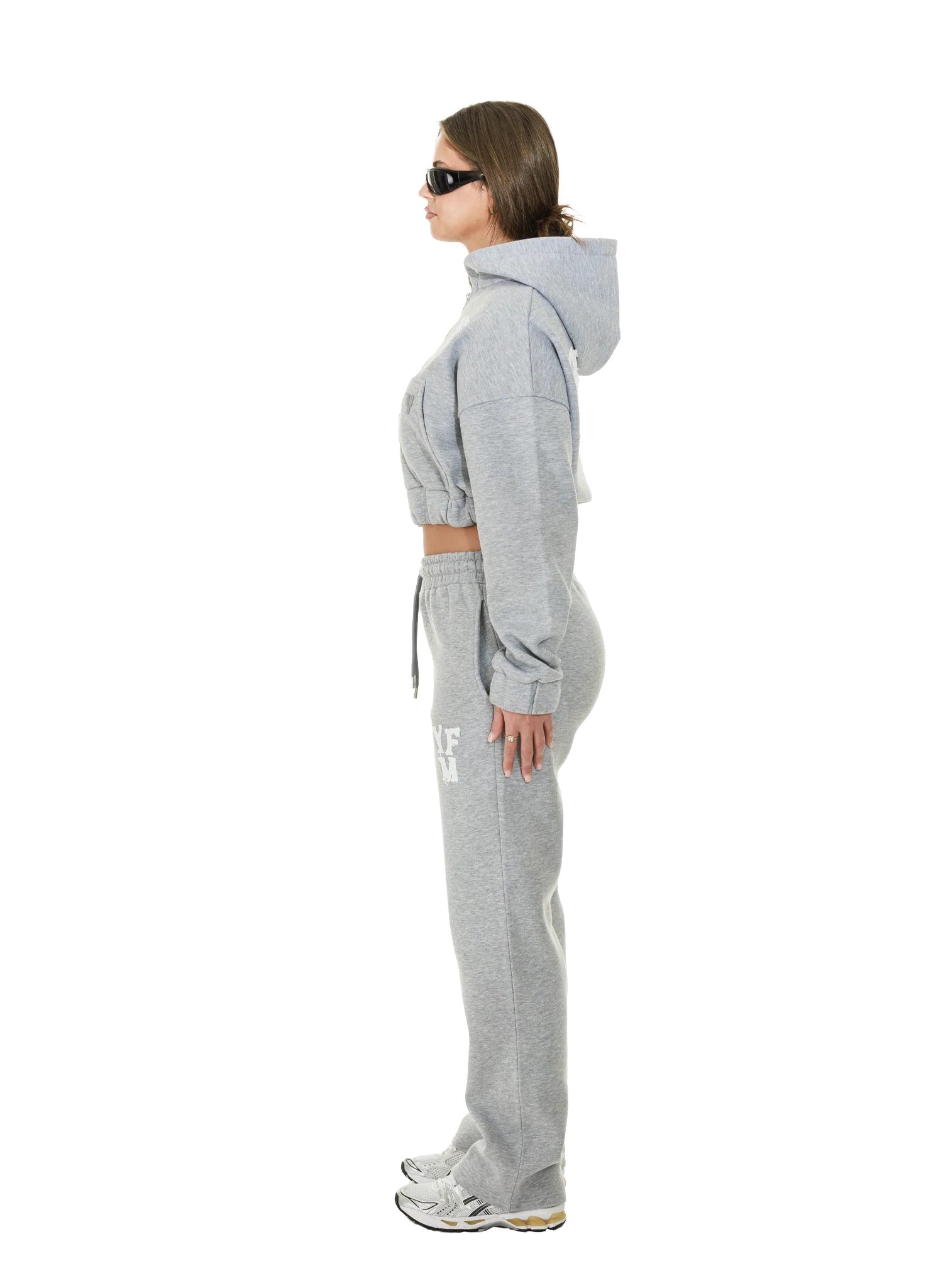 C/A PANTS GREY MELANGE WOMEN - Image 3