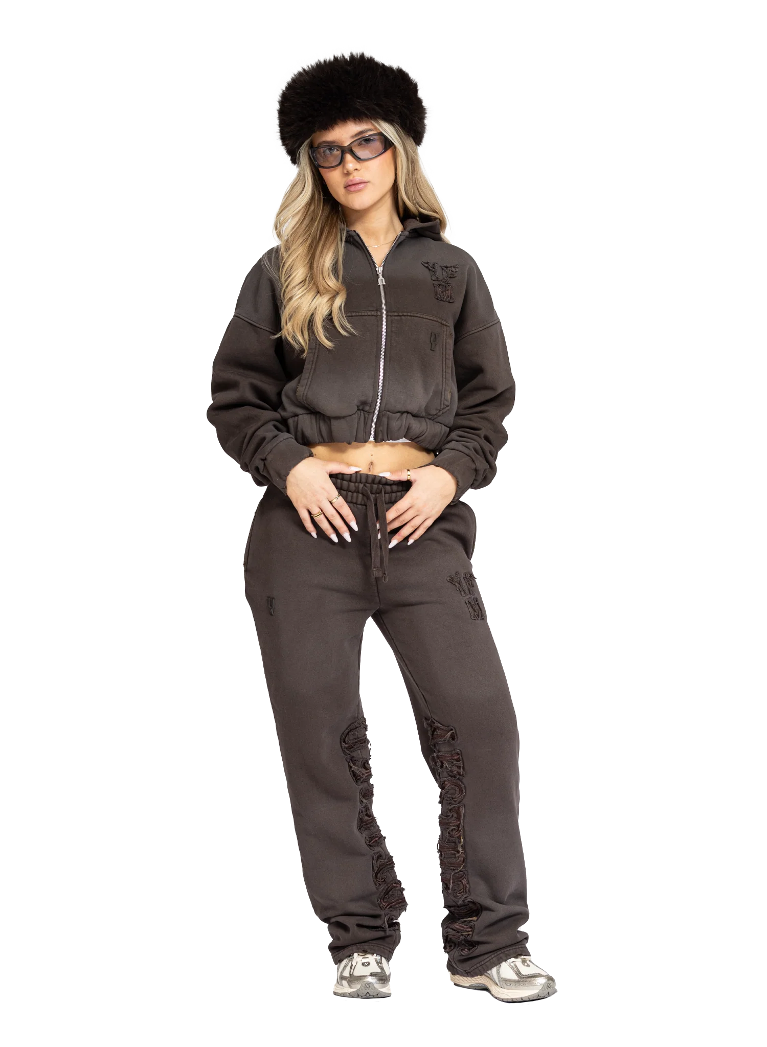C/A ZIP-HOODIE WASHED UMBER WOMEN - Image 5