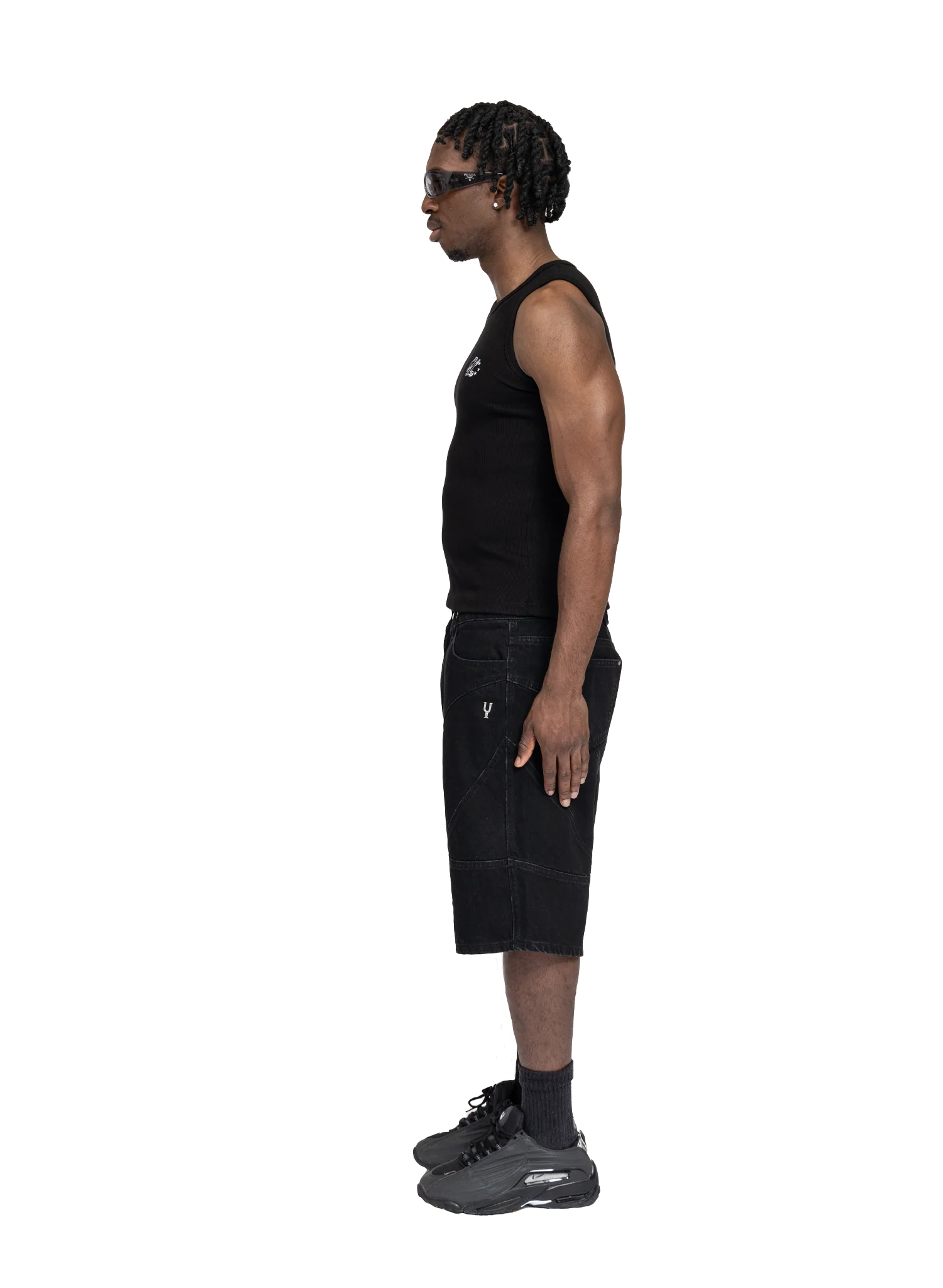 GRID JORTS BLACK - Image 3