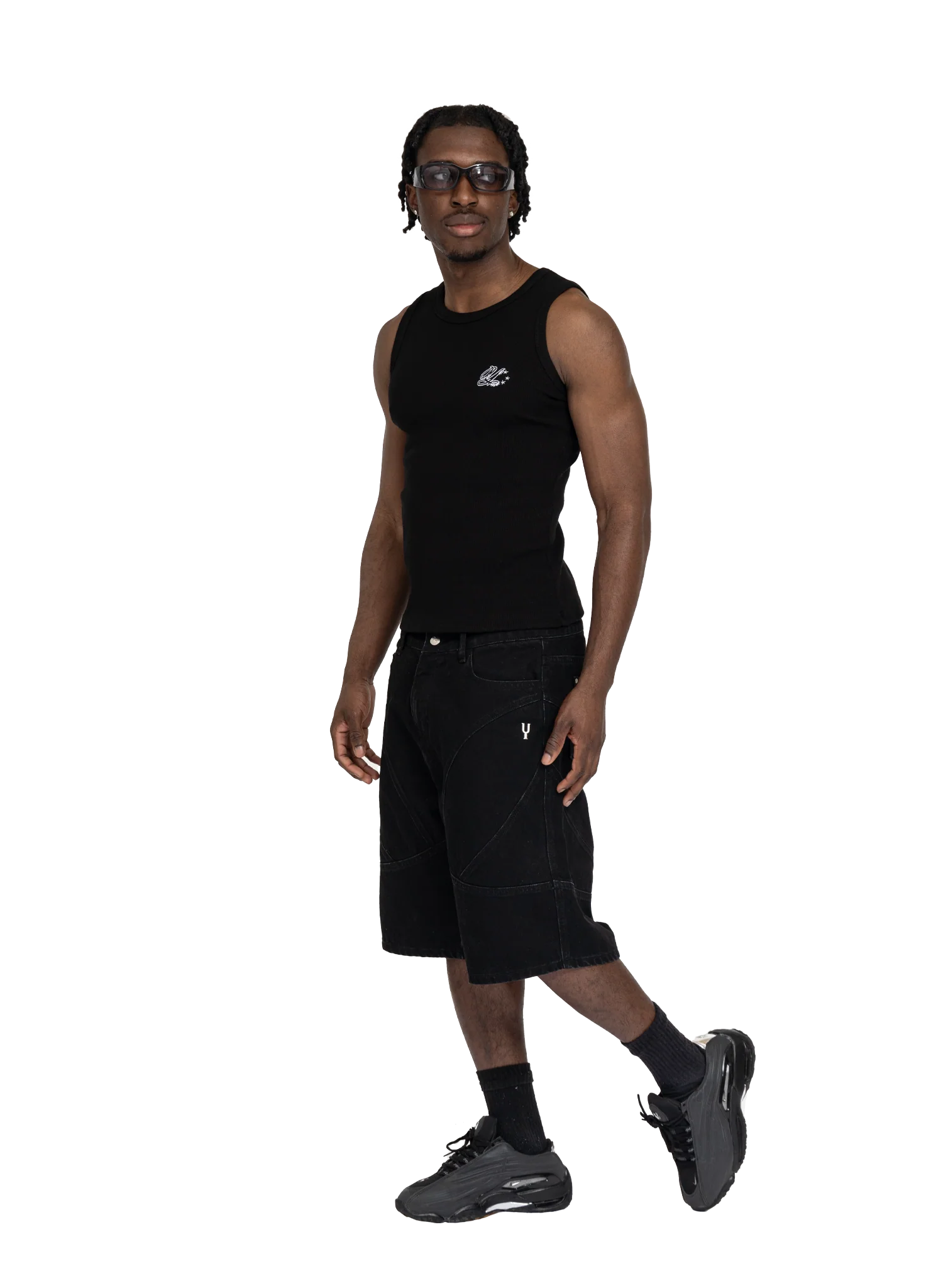 GRID JORTS BLACK - Image 5