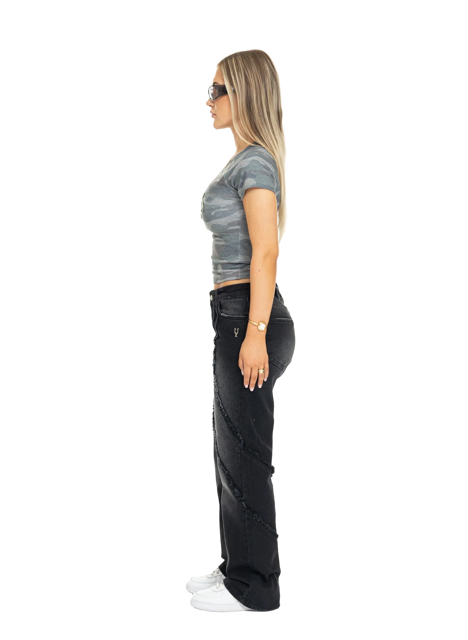 SCARS DENIM BLACK WOMEN - Image 3
