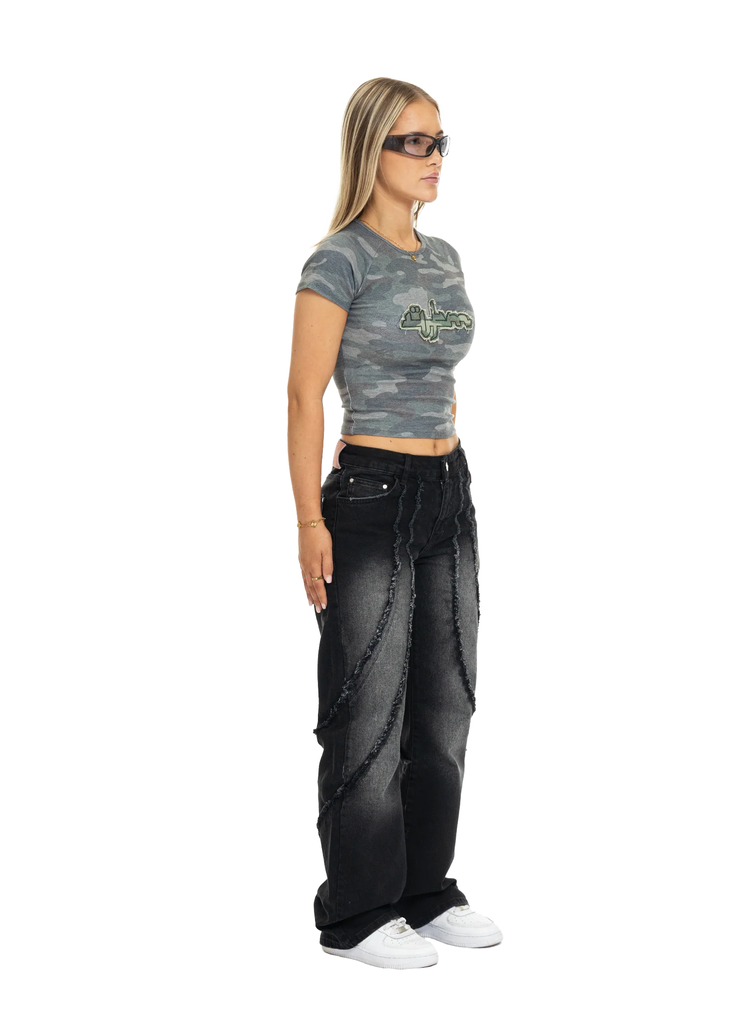 SCARS DENIM BLACK WOMEN - Image 5