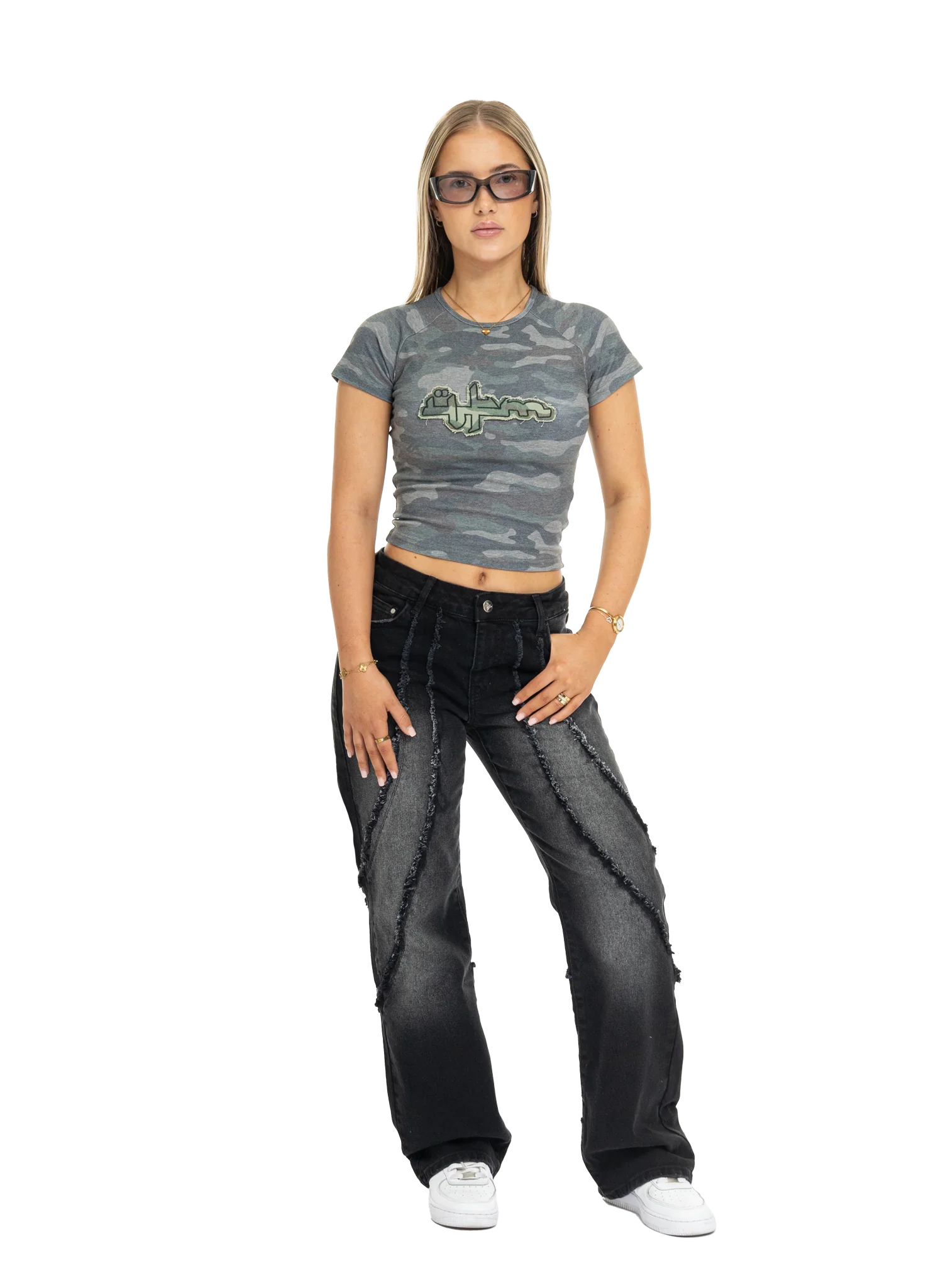 SCARS DENIM BLACK WOMEN - Image 6