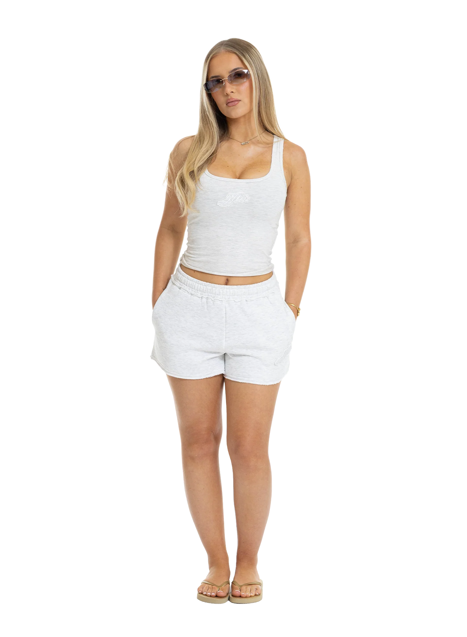 SHORTS LIGHT GREY WOMEN - Image 5