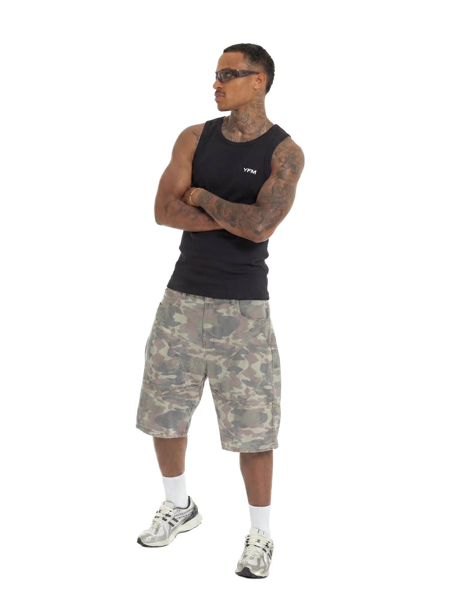 TANKTOP BLACK / CAMO SET - Image 5
