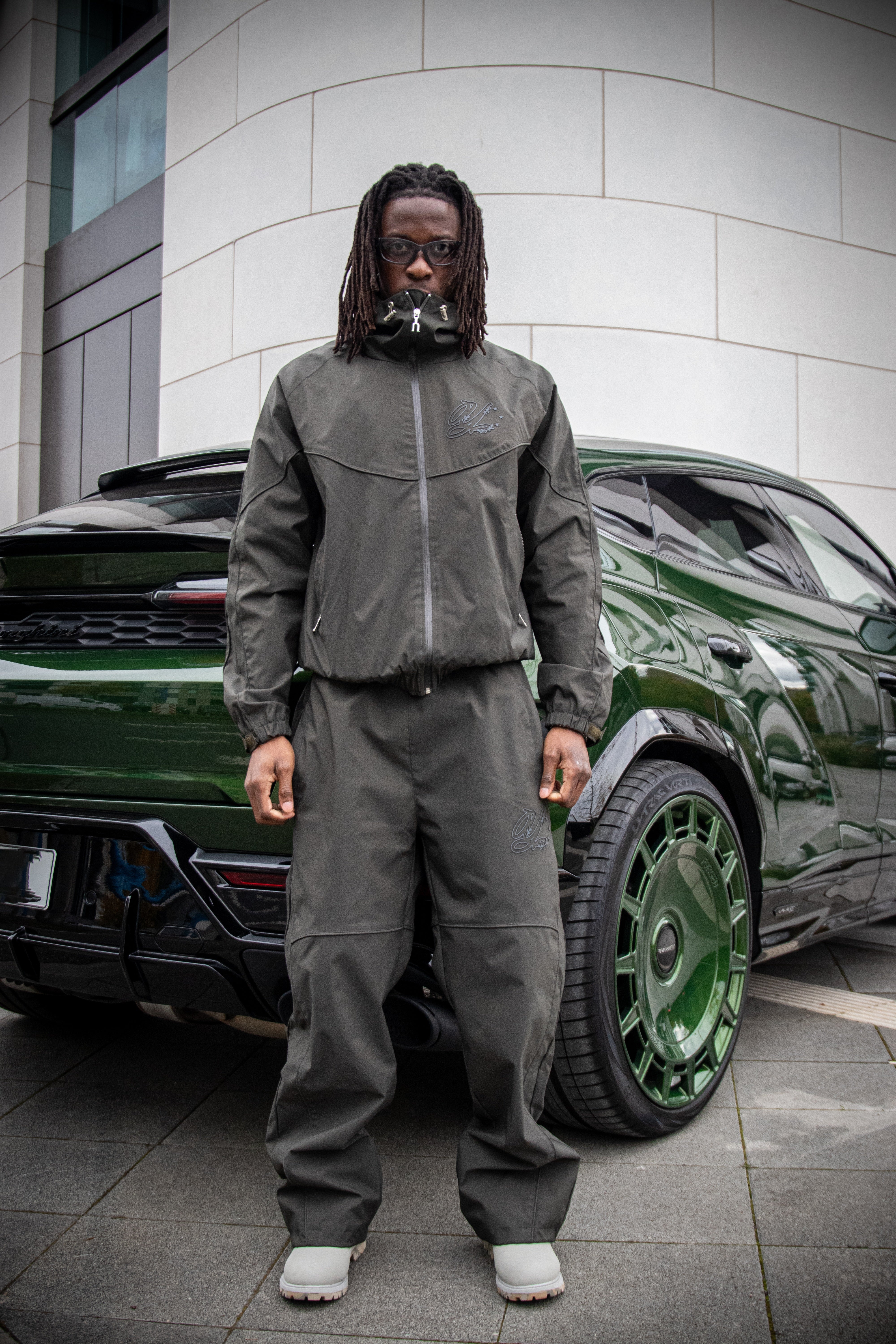 NYLON PANTS DARK GREEN - Image 10